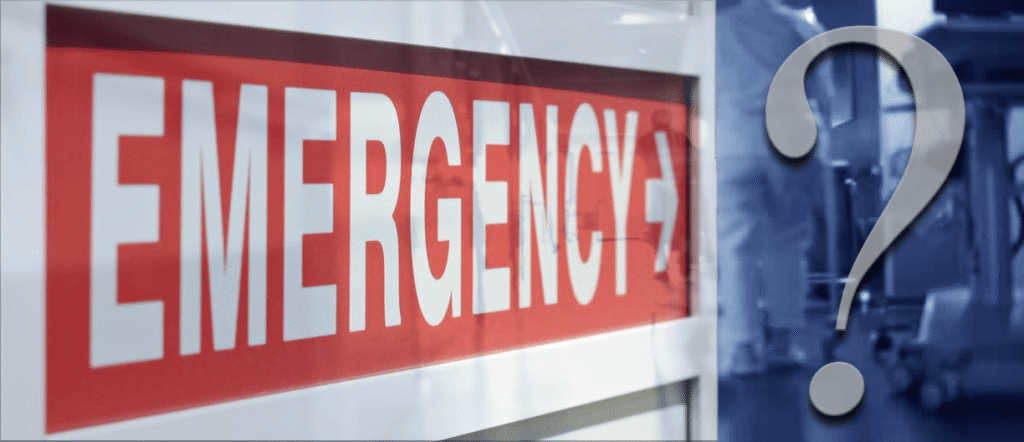 Emergency recover: how to receive immediate care in 3 steps
